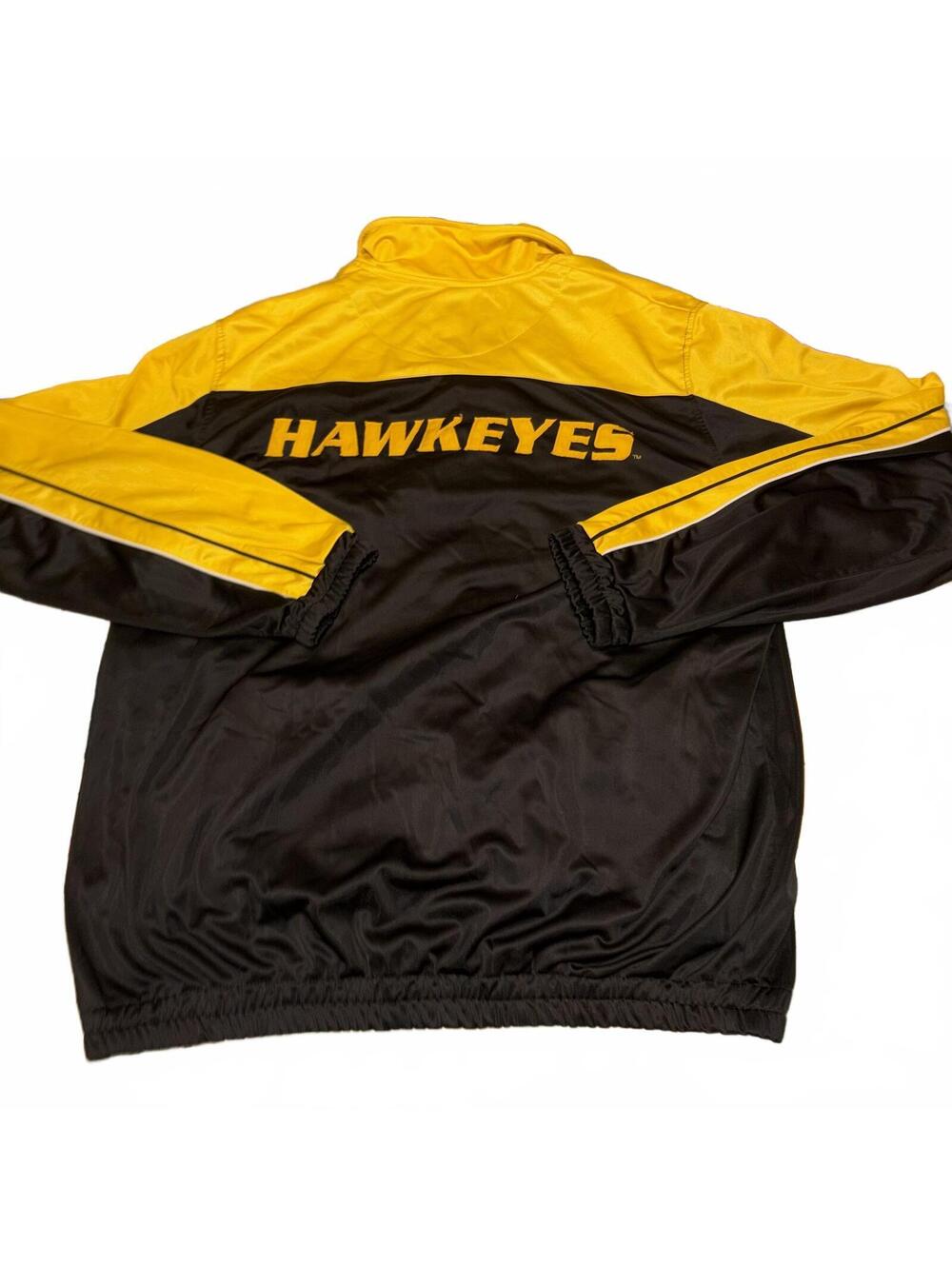 Iowa Hawkeyes GIII Carl Banks NCAA Full Zip Track Jacket Mens XL College Varsity - Picture 2 of 7
